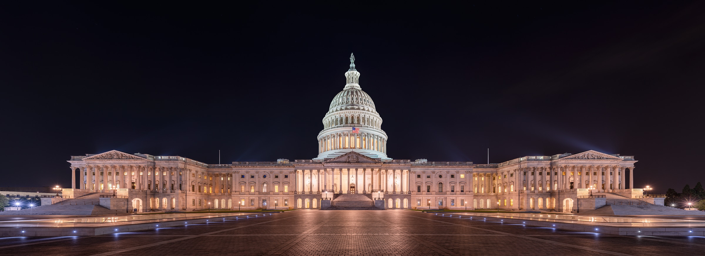 US Capitol at Night